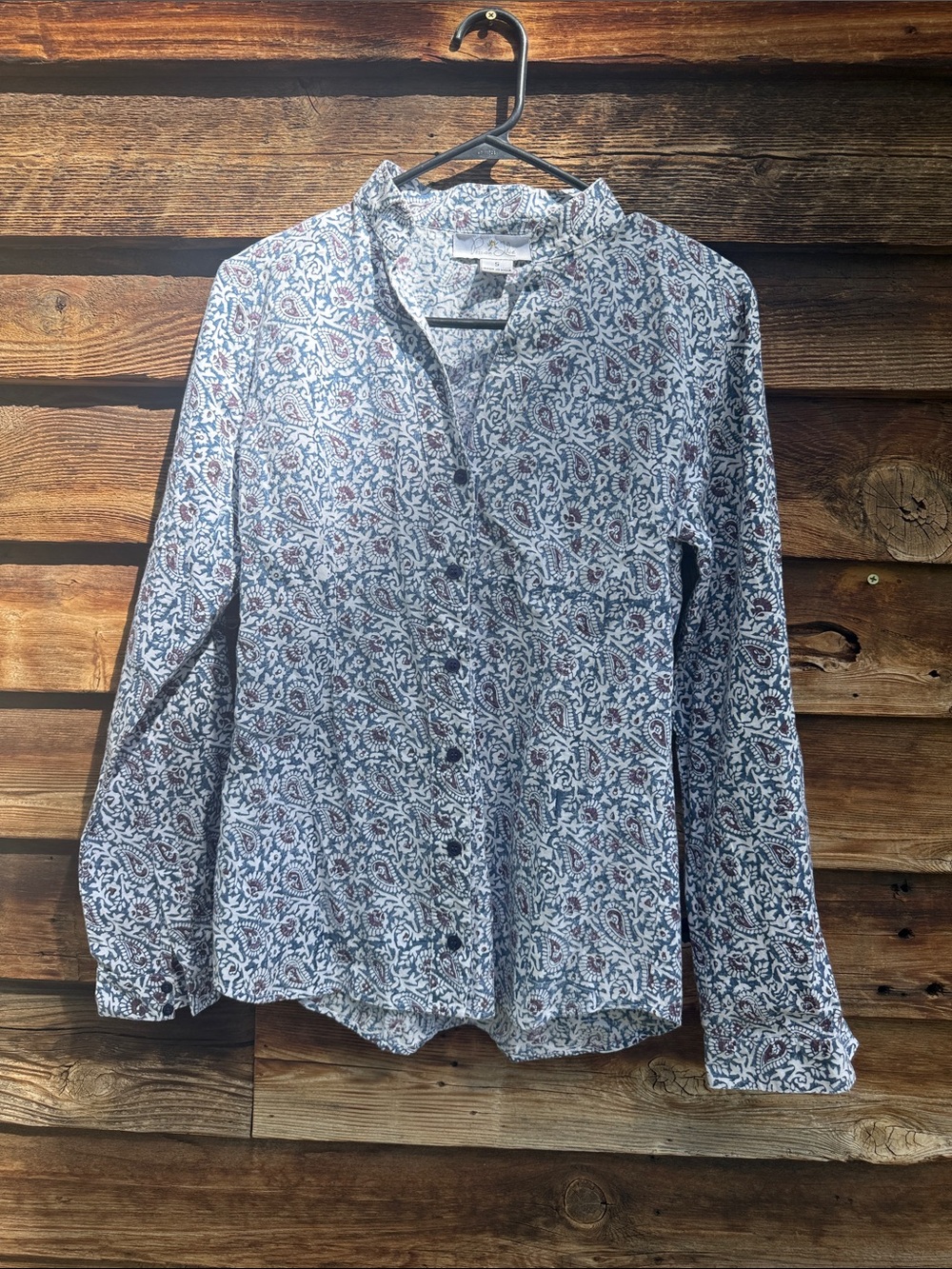 Passion lilie blouse paisley